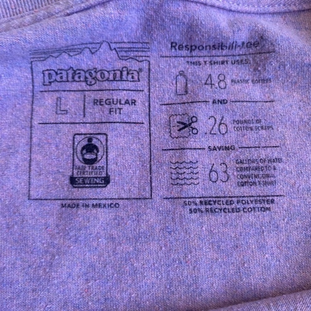 Patagonia shirt long sleeve Camp I.D. Responsibili-Tee Star Gazer - Picture 8 of 14